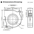 DC 12V Big Air Blower ventilateur